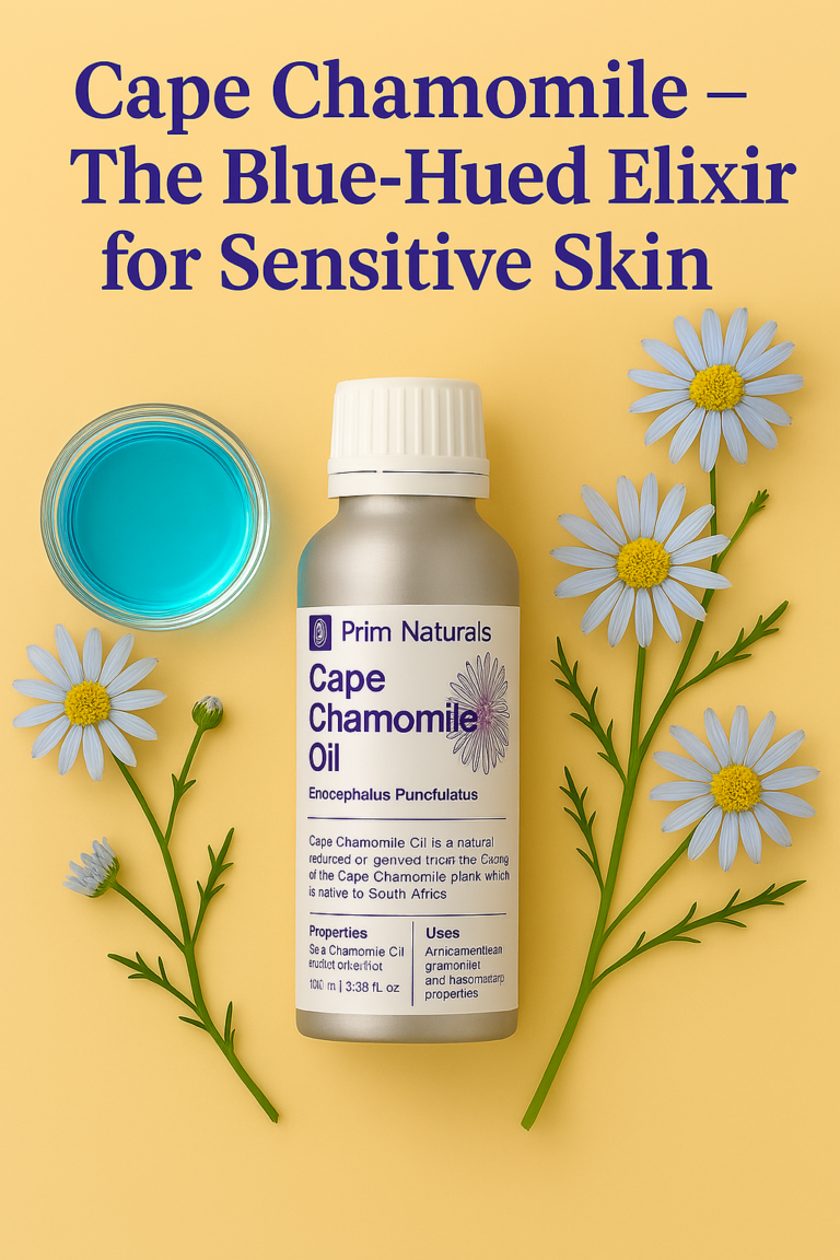 Cape Chamomile – The Blue-Hued Elixir for Sensitive Skin